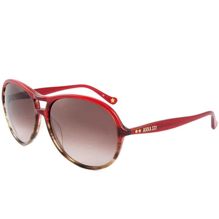 ANNA SUI 安娜蘇 雙色透亮蝴蝶吊飾太陽眼鏡(紫) AS833C700 歷史價格詳細信息