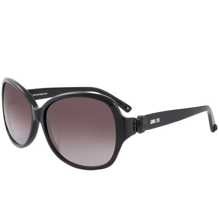 ANNA SUI 安娜蘇優雅淑女雙扣圈環設計太陽眼鏡(紫)AS800C765 歷史價格詳細信息