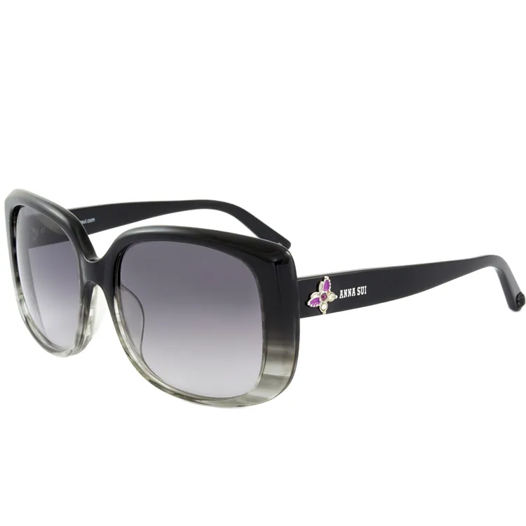 Anna Sui日本安娜蘇復古時尚經典蝴蝶水鑽鑲嵌金屬精雕造型太陽眼鏡(黑) AS874-900 歷史價格詳細信息