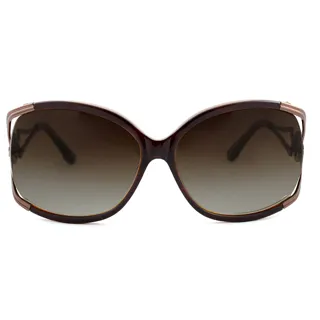 ANNA SUI 安娜蘇優雅淑女雙扣圈環設計太陽眼鏡(紫)AS800C765 歷史價格詳細信息