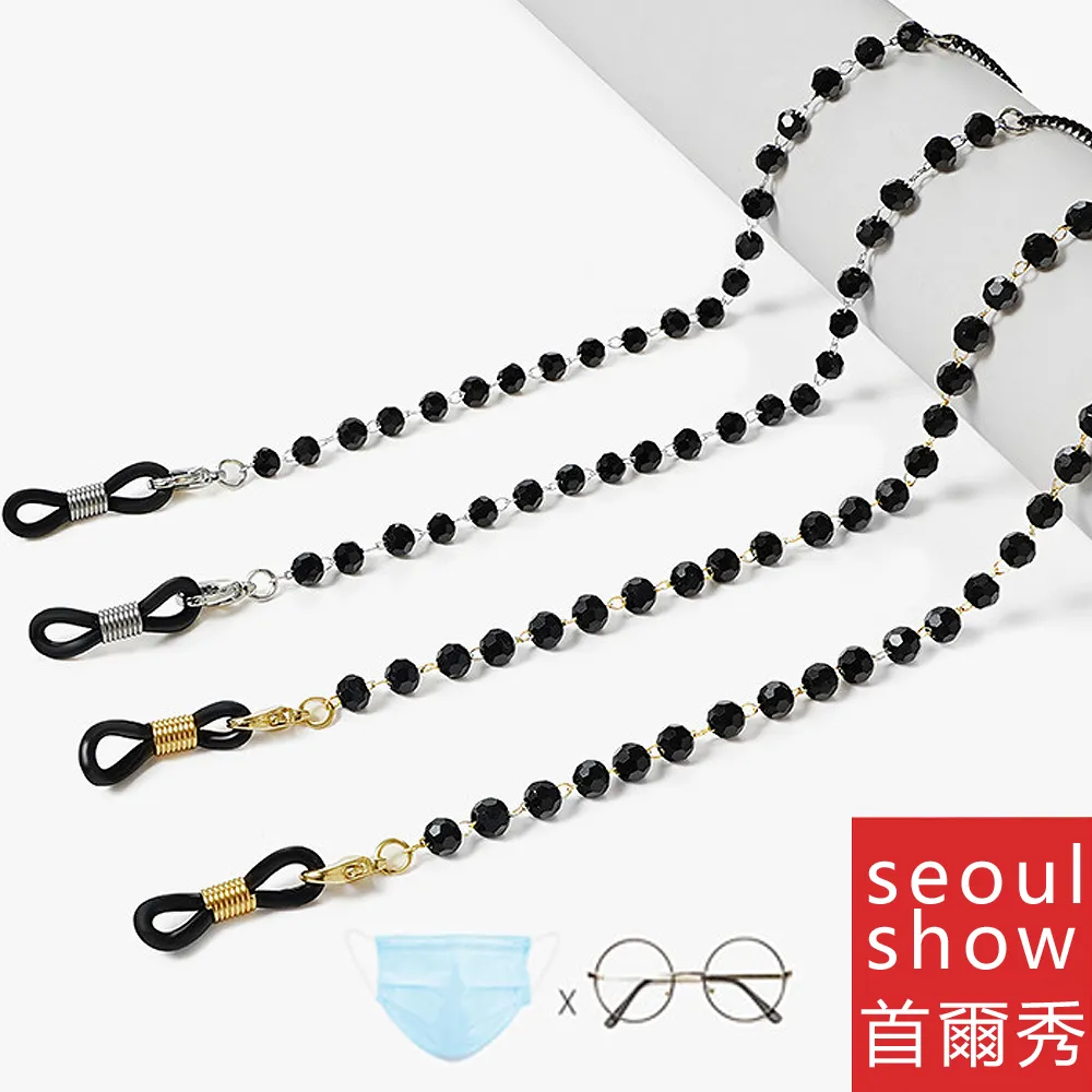 seoul show首爾秀 串珠小花口罩掛繩鍊眼鏡鍊老花眼鏡防丟鍊 歷史價格詳細信息