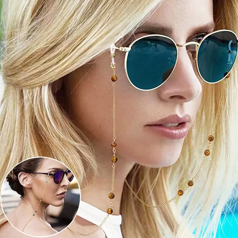 seoul show首爾秀  石頭水晶珠兩用口罩掛繩鏈墨鏡平光眼鏡鍊老花近視防丟鍊 歷史價格詳細信息