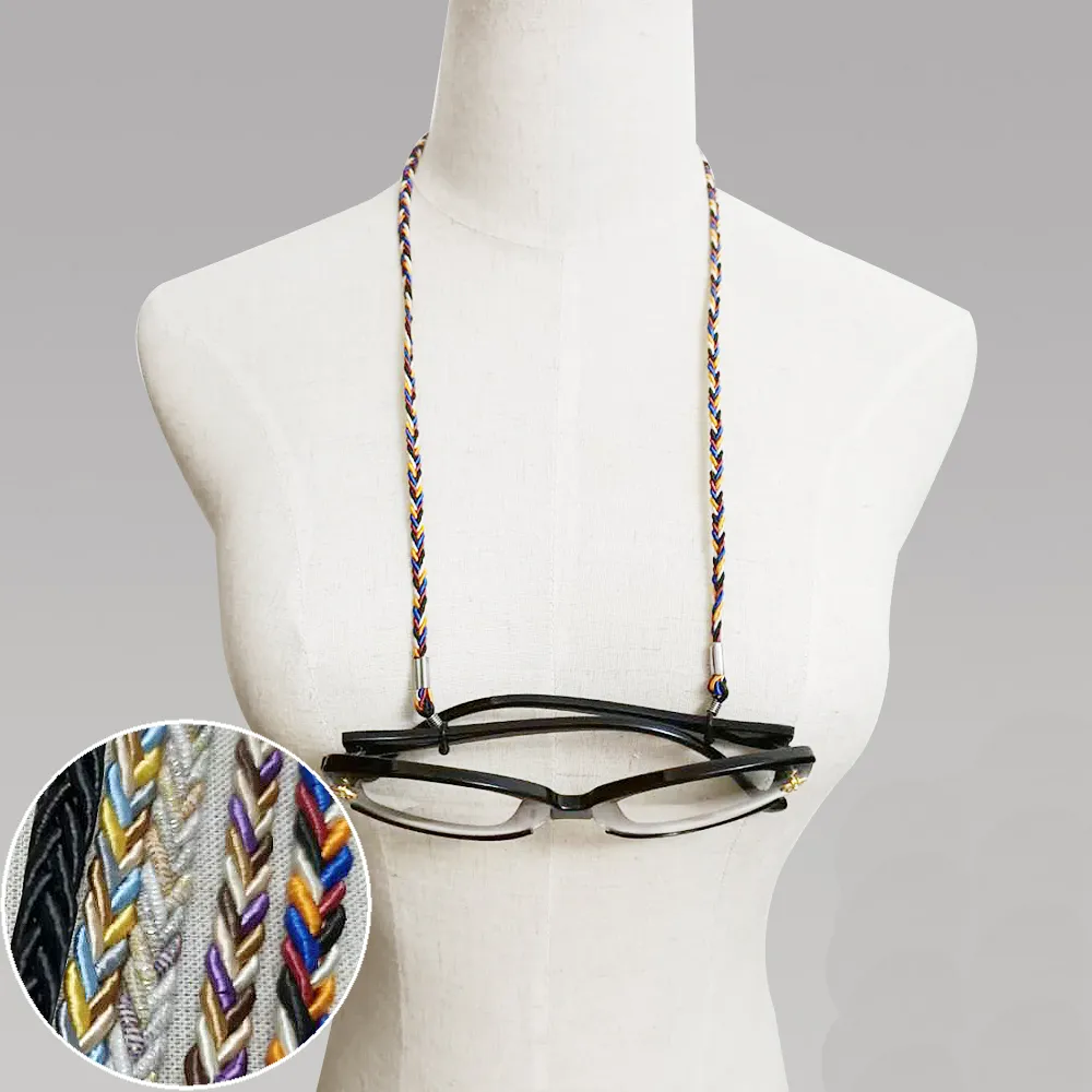 seoul show首爾秀 麻花編織皮繩口罩掛繩鍊太陽眼鏡鍊光學眼鏡防丟鍊 歷史價格詳細信息