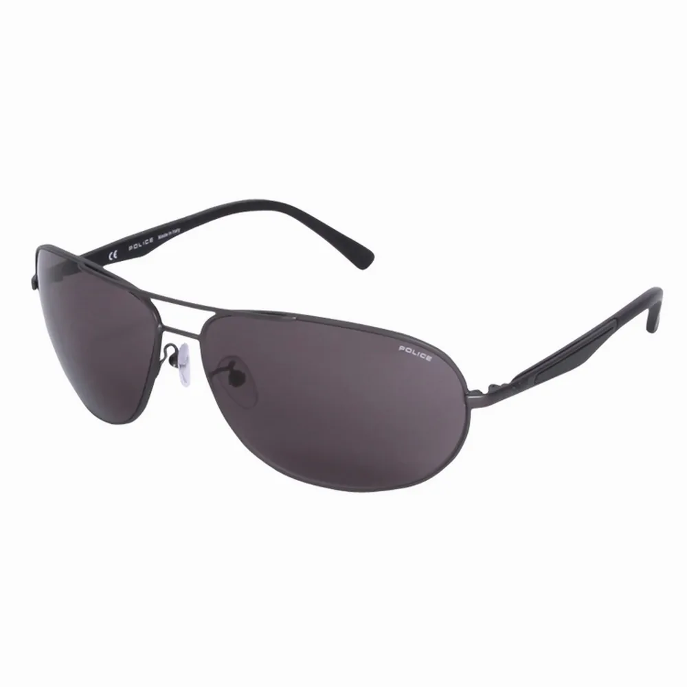 POLICE 都會時尚飛行員太陽眼鏡 (銀黑色) POS8747-0584 歷史價格詳細信息