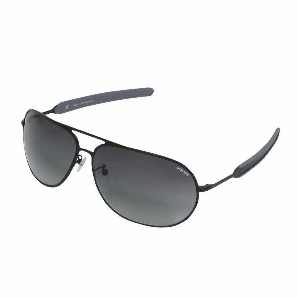 POLICE 都會時尚飛行員太陽眼鏡 (銀黑色) POS8747-0584 歷史價格詳細信息