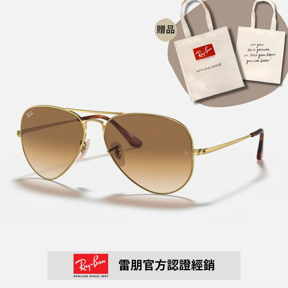 【RayBan 雷朋】飛行員金屬偏光太陽眼鏡(RB3689-004/48 58mm 62mm) 歷史價格詳細信息