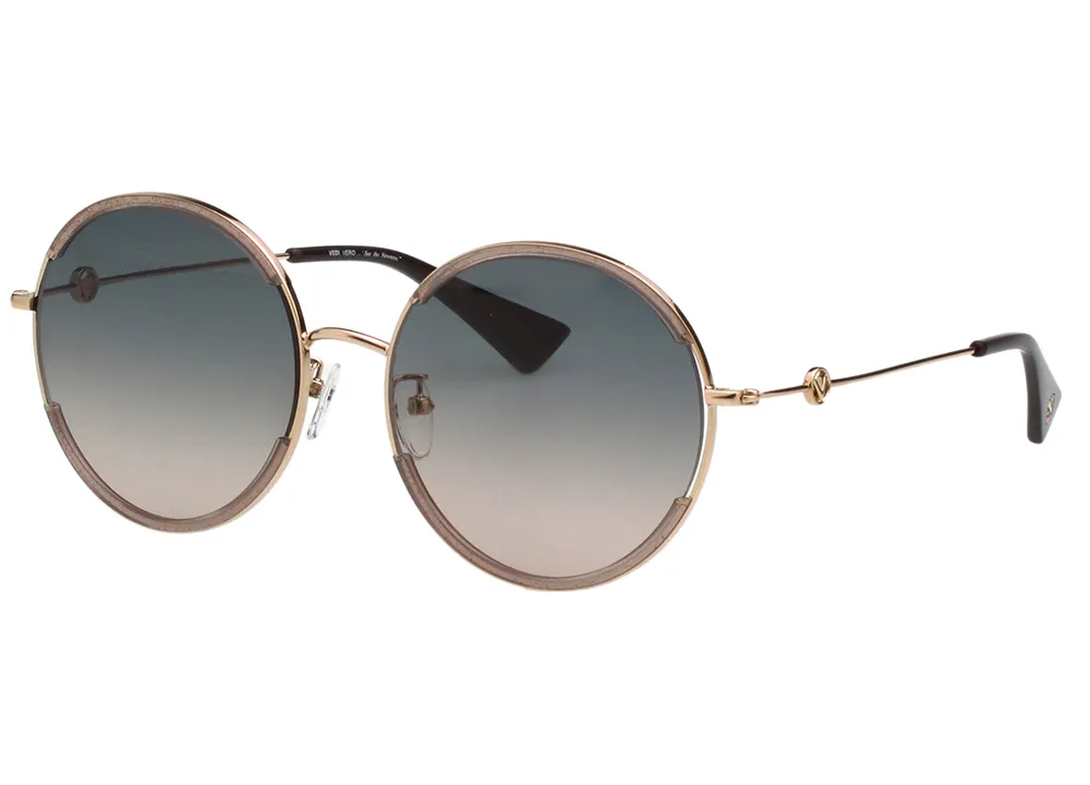 VEDI VERO 圓面 太陽眼鏡 (玫瑰金)VE2074 歷史價格詳細信息