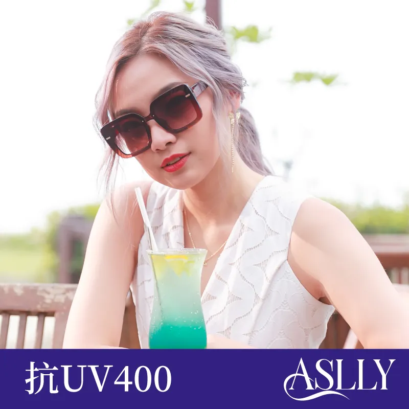 【ASLLY】LU2039鏤空眉邊墨鏡｜奶油白 歷史價格詳細信息