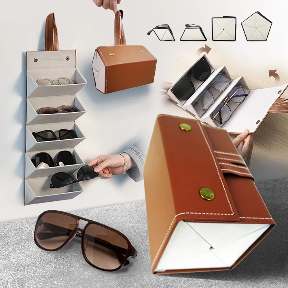 可掛便攜防壓折疊式眼鏡收納盒-三格 (防壓防刮款) 歷史價格詳細信息