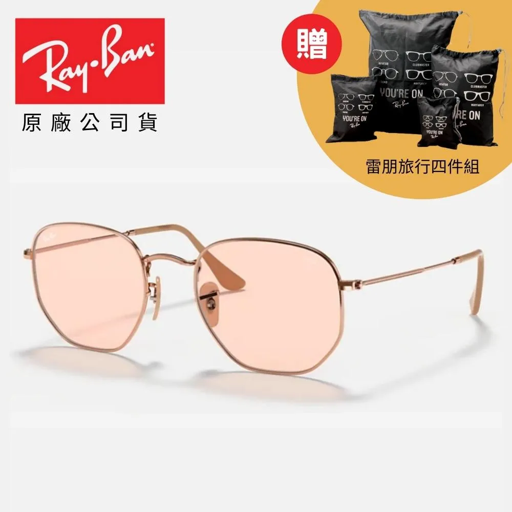 【RayBan 雷朋】六角形金屬太陽眼鏡(RB3548N-91233M 54mm) 歷史價格詳細信息