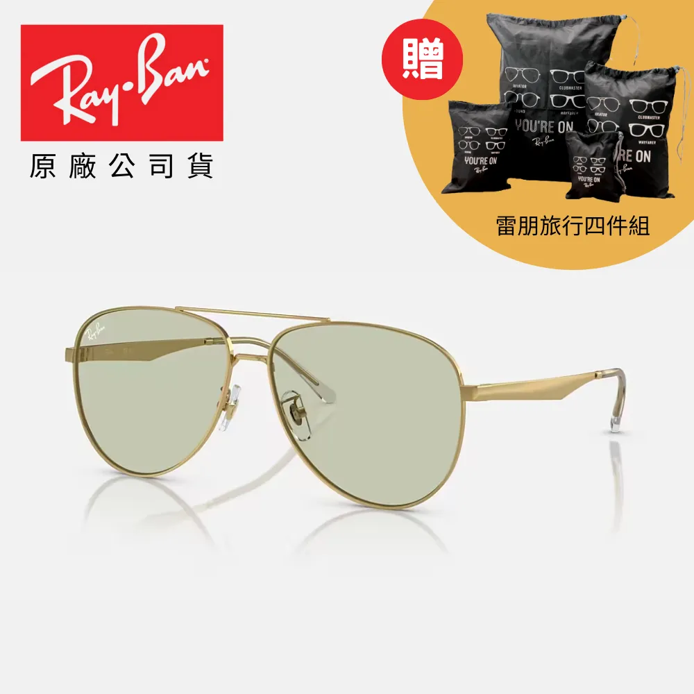 【RayBan 雷朋】雙槓太陽眼鏡(RB3663-002/31 60mm) 歷史價格詳細信息