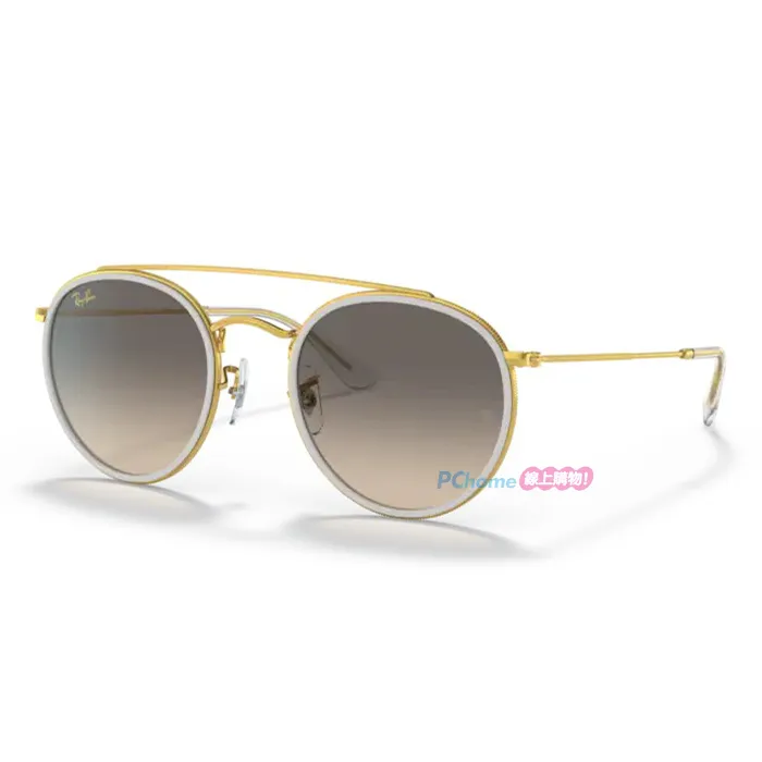 RayBan雷朋 RB3447N 00271-50mm 復古圓框款 ROUND METAL 墨鏡- 金橘眼鏡 歷史價格詳細信息