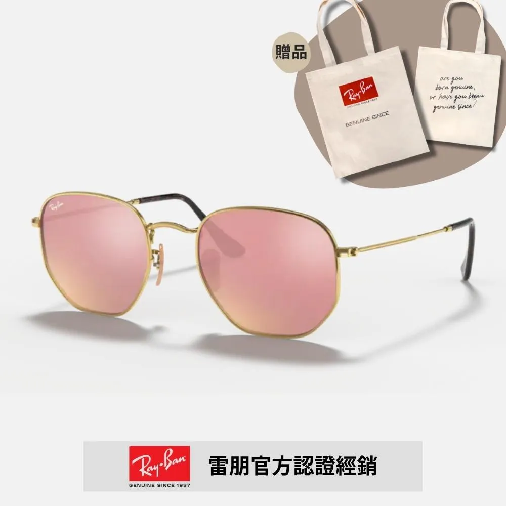 【RayBan 雷朋】六角形金屬太陽眼鏡(RB3548N-91233M 54mm) 歷史價格詳細信息