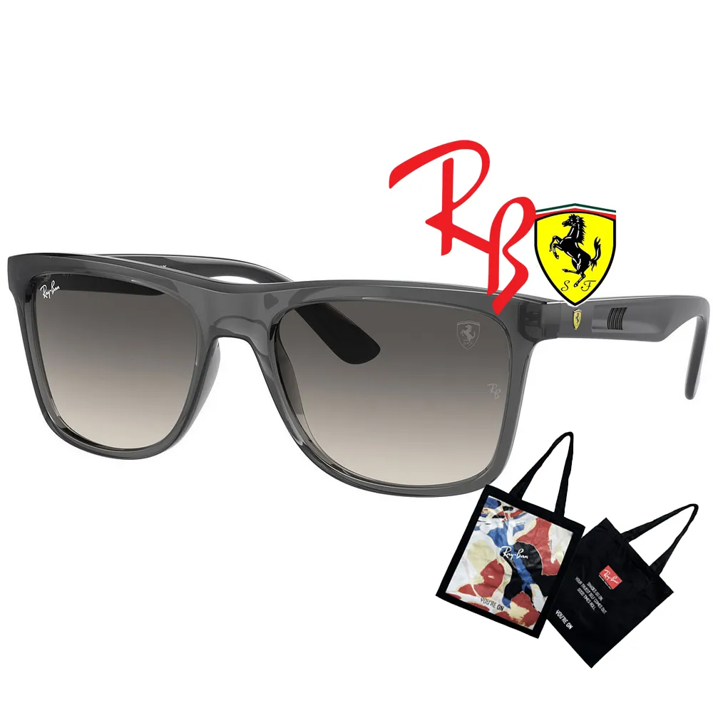 RAY BAN 雷朋 限量法拉利聯名款 時尚太陽眼鏡 RB3659M F002/6G 黑框水銀深灰鏡片 公司貨 歷史價格詳細信息
