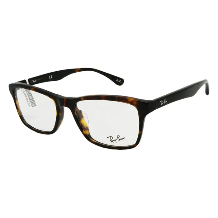 RAY BAN光學眼鏡 經典方框款 (黑)#RB7185F 2000-54mm 歷史價格詳細信息