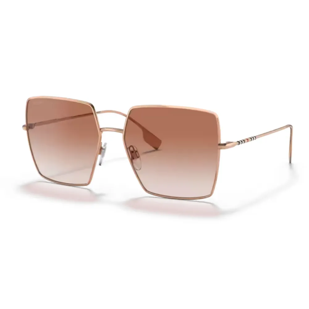 【BURBERRY 巴寶莉】金屬經典格紋太陽眼鏡(BE3133-110913 58mm) 歷史價格詳細信息