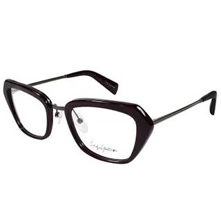 Yohji Yamamoto 山本耀司 金屬混搭多邊矩形框光學眼鏡【黑/銀】YY1005-115 歷史價格詳細信息