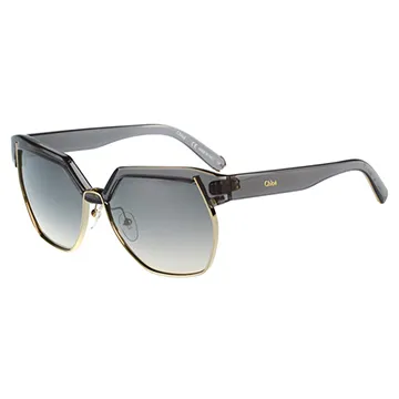 CHLOE太陽眼鏡 廣告熱銷金屬飛官款(金-漸層藍) #CE134S 793 歷史價格詳細信息