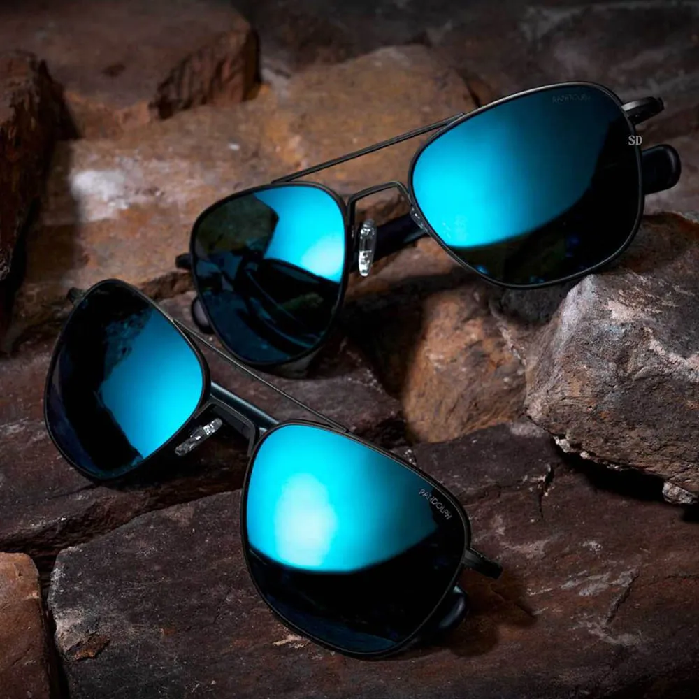 【RANDOLPH】墨鏡太陽眼鏡 AF171 58mm 霧銀框 水藍銀鏡片AR 純正美國製 軍規認證 飛官款 歷史價格詳細信息