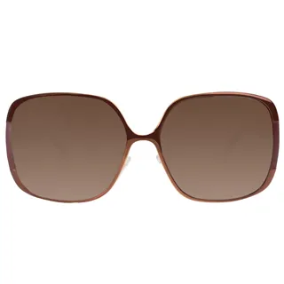 LOEWE 羅威金屬皮革質感大方框款太陽眼鏡(咖啡/金 SLW806-06YZ) 歷史價格詳細信息