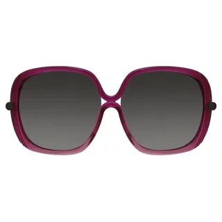 LOEWE 羅威新款 經典皮革大矩方框太陽眼鏡(琥珀/紫 SLW802-07RE) 歷史價格詳細信息