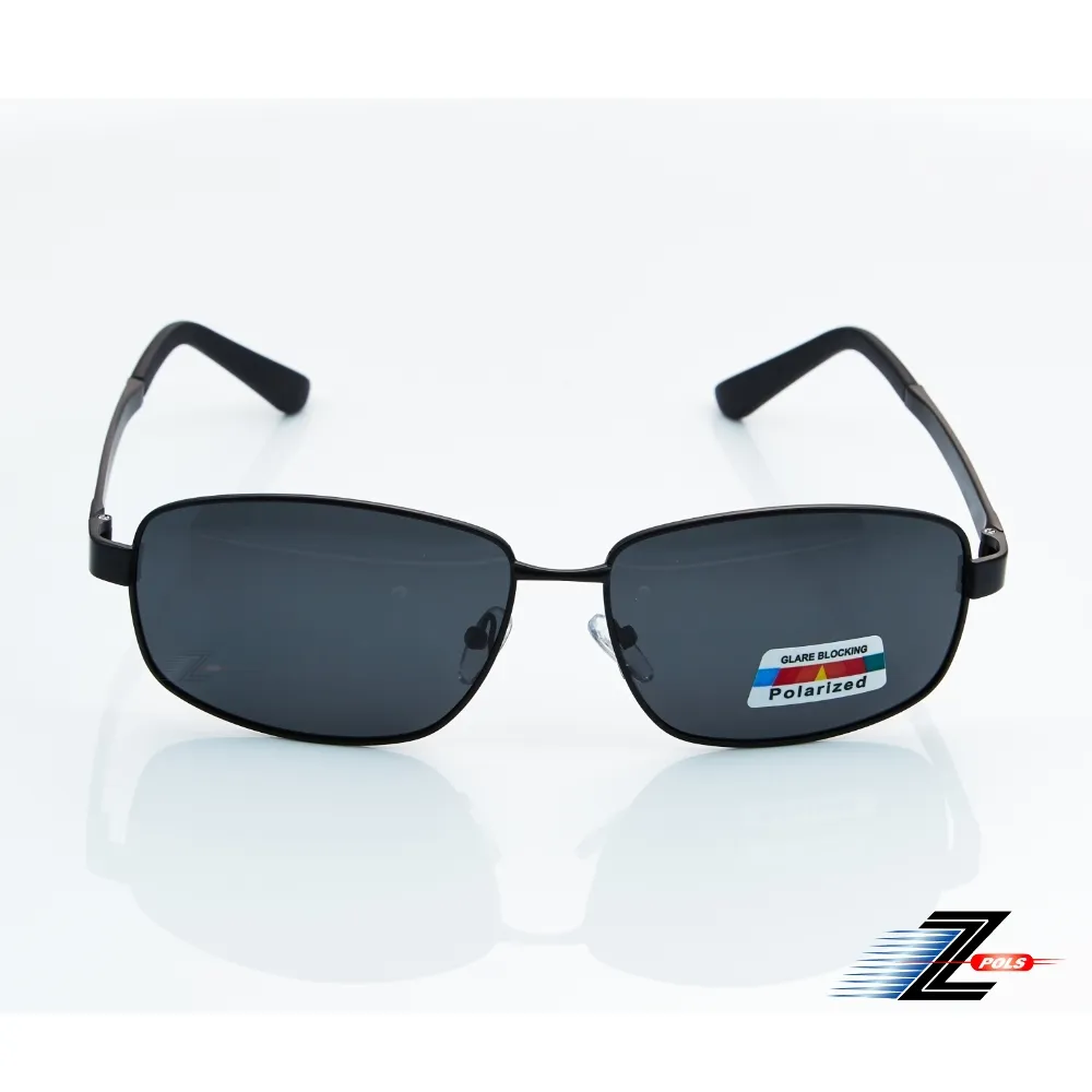 【Z-POLS】頂級鋁鎂合金霧黑框 輕量TR90材質彈性腳架邊框 Polarized偏光黑太陽眼鏡(帥氣大框風格) 歷史價格詳細信息