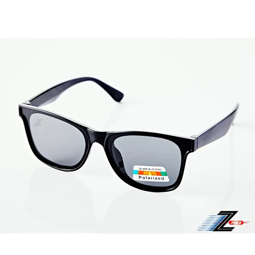 Z-POLS 復古大框修飾臉型設計 質感亮黑框設計流行抗UV400平光眼鏡 歷史價格詳細信息