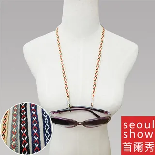 seoul show首爾秀 菱形寬帶口罩掛繩鍊運動旅遊眼鏡鍊老花眼鏡防丟鍊 歷史價格詳細信息