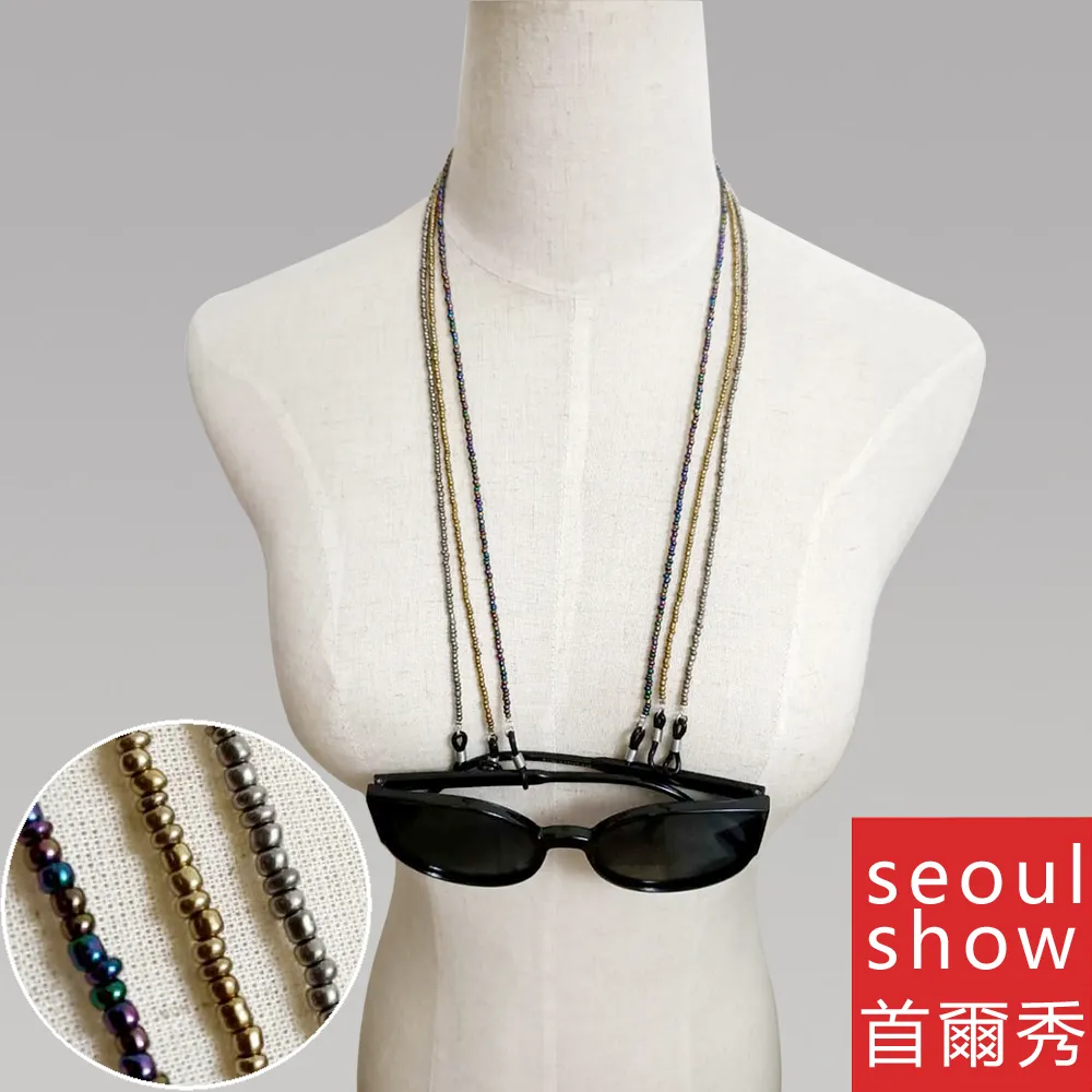 seoul show首爾秀 串珠小花口罩掛繩鍊眼鏡鍊老花眼鏡防丟鍊 歷史價格詳細信息