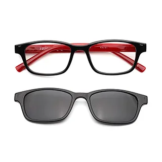 【 Z·ZOOM 】老花眼鏡/平光眼鏡 抗藍光防護系列 時尚矩形粗框款(鐵灰藍) 歷史價格詳細信息