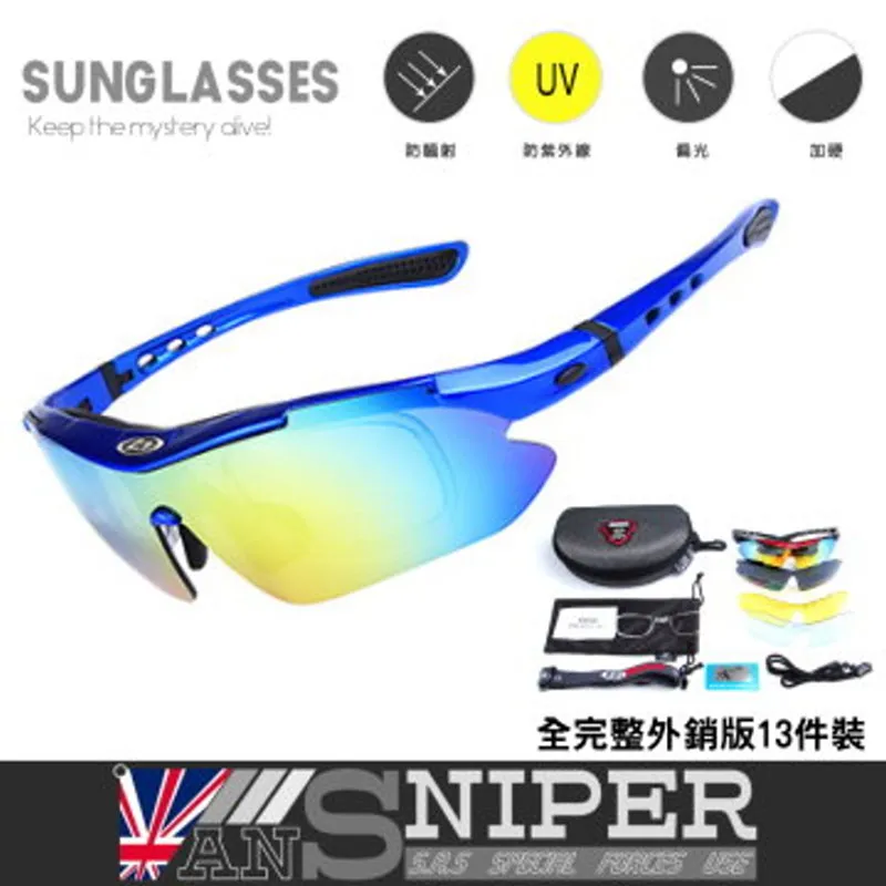 [英國ansniper]抗UV航鈦合金雷朋式偏光鏡SP-E030/槍灰藍片/HD-CRAFTER英國系列 歷史價格詳細信息