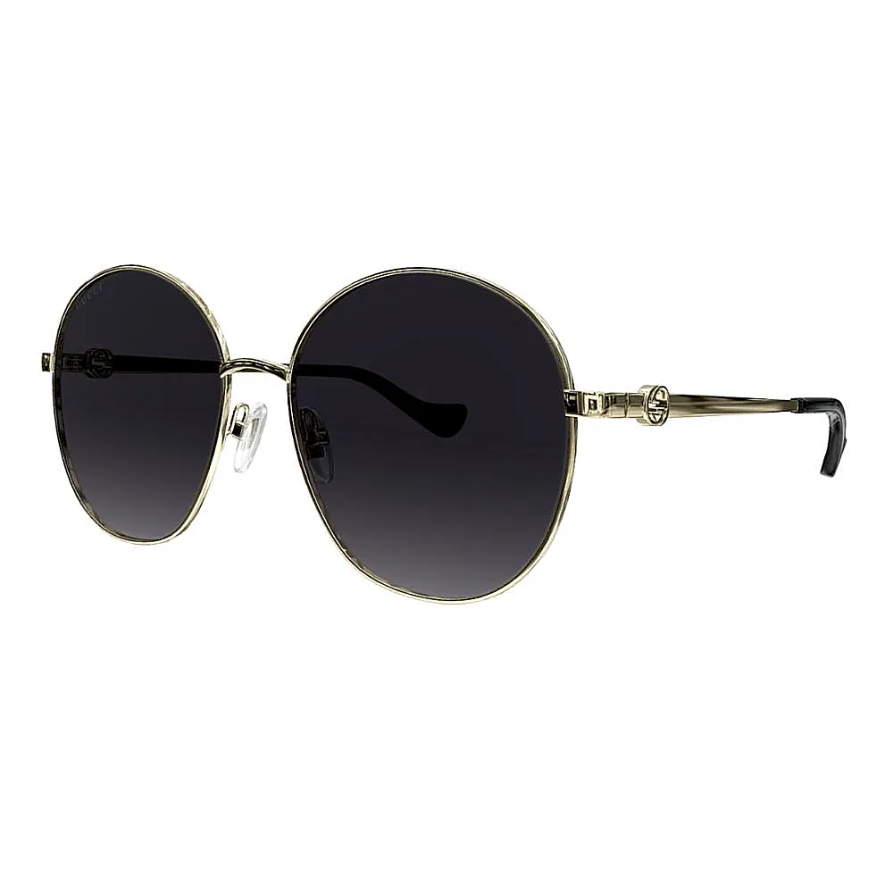 【GUCCI 古馳】圓形金屬框太陽眼鏡(GG1090SA-002 雙G LOGO) 歷史價格詳細信息