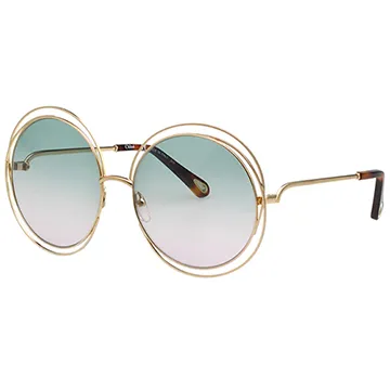 CHLOE太陽眼鏡 大圓框（外灰黑內金） 歷史價格詳細信息