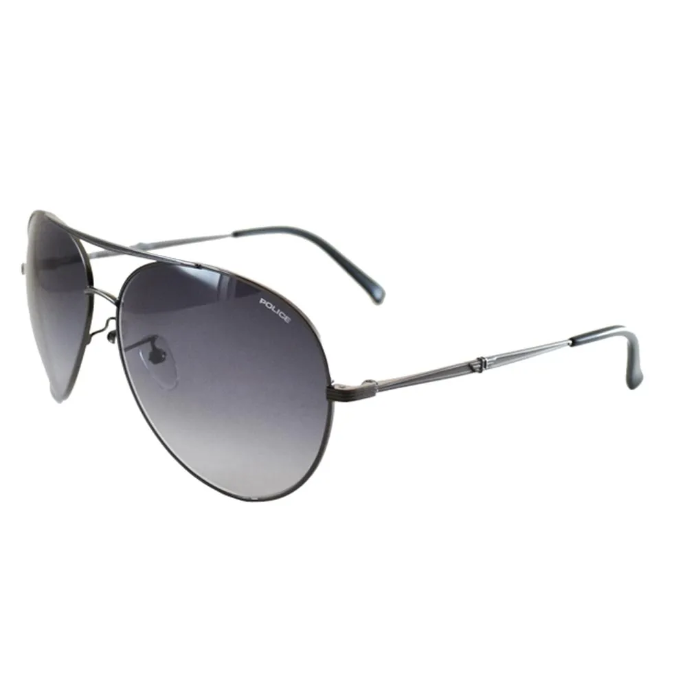 POLICE 義大利金屬飛官款細腳偏光墨鏡(黑) POS8585-584P 歷史價格詳細信息