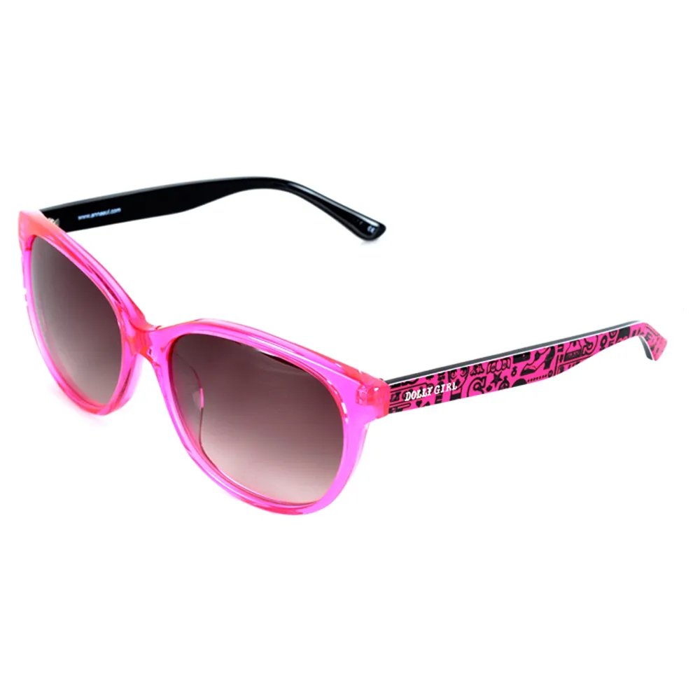 Anna Sui日本Dolly Girl系列甜美少女愛心款造型太陽眼鏡‧黑+紫【DG803107】 歷史價格詳細信息