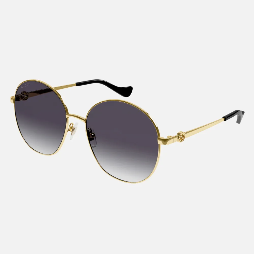 【GUCCI 古馳】圓形金屬框太陽眼鏡(GG1090SA-002 雙G LOGO) 歷史價格詳細信息