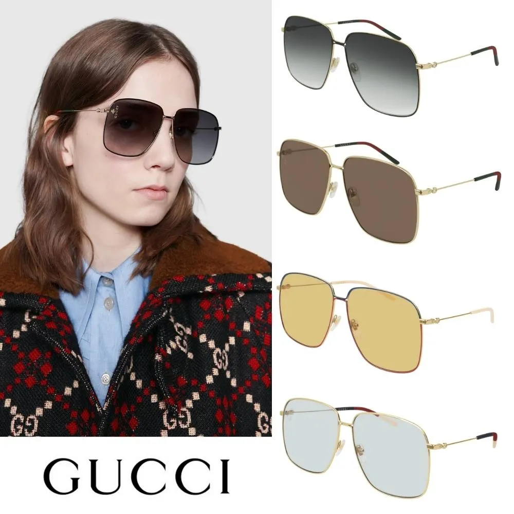 GUCCI 蜜蜂標誌 太陽眼鏡 (琥珀色)GG3842FS-MQL 歷史價格詳細信息