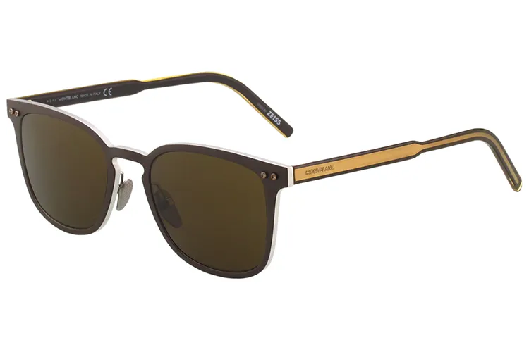 萬寶龍 MONTBLANC 太陽眼鏡(咖啡配白)MB584SF 歷史價格詳細信息