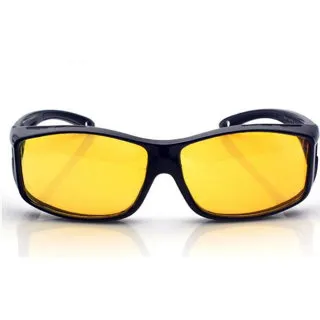 偏光夜視黃近視眼鏡夾片 夜間/陰天/雨天開車增光 防眩光 -大翻黃 MOLA摩拉 歷史價格詳細信息