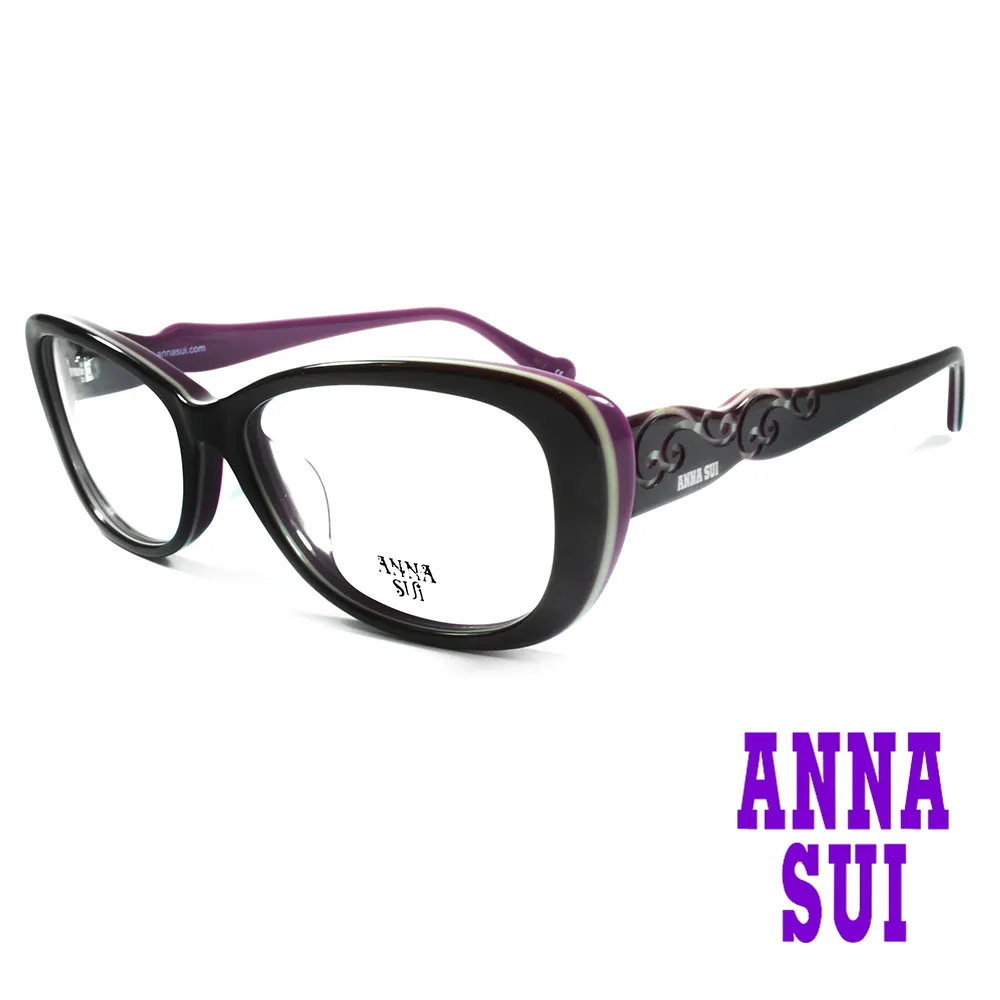 ANNA SUI 日本安娜蘇 印象圖騰造型眼鏡(咖啡)AS635-102 歷史價格詳細信息