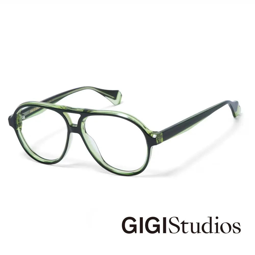 【GIGI Studios】雙槓鈦金刻線光學眼鏡(暗金 - SPIELBERG-6784/7) 歷史價格詳細信息