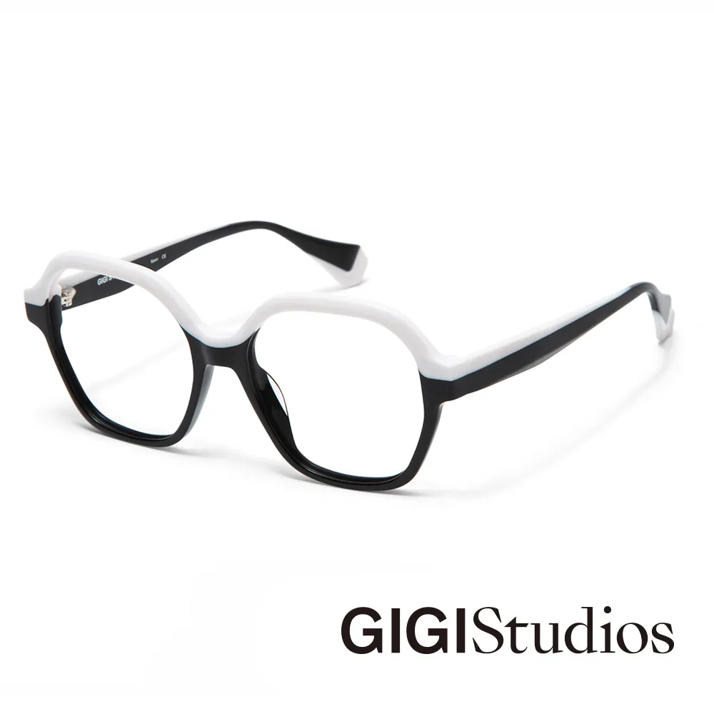 【GIGI Studios】B&W限量版-復古幾何方框光學眼鏡(黑 - ILLUSION-6880/9) 價格比較,價格查詢,歷史價格詳細信息