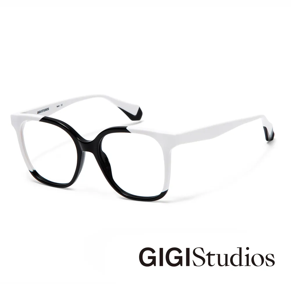 【GIGI Studios】B&W限量版-復古幾何方框光學眼鏡(黑 - ILLUSION-6880/9) 歷史價格詳細信息
