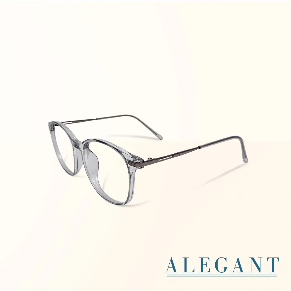 【ALEGANT】日式親子系列學院黑兒童TR90輕量圓框造型UV400濾藍光眼鏡 歷史價格詳細信息