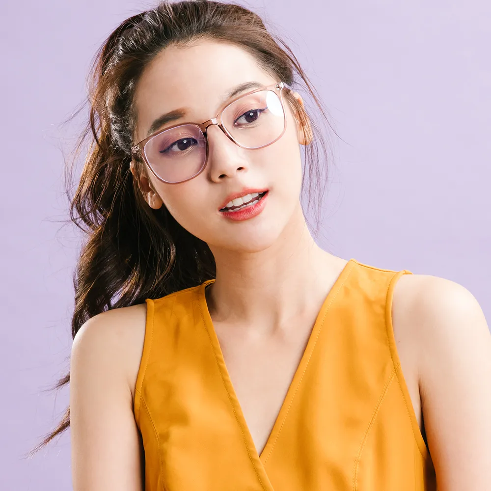 【ALEGANT】日雜經典百搭款TR90輕量材質方框UV400濾藍光眼鏡 歷史價格詳細信息