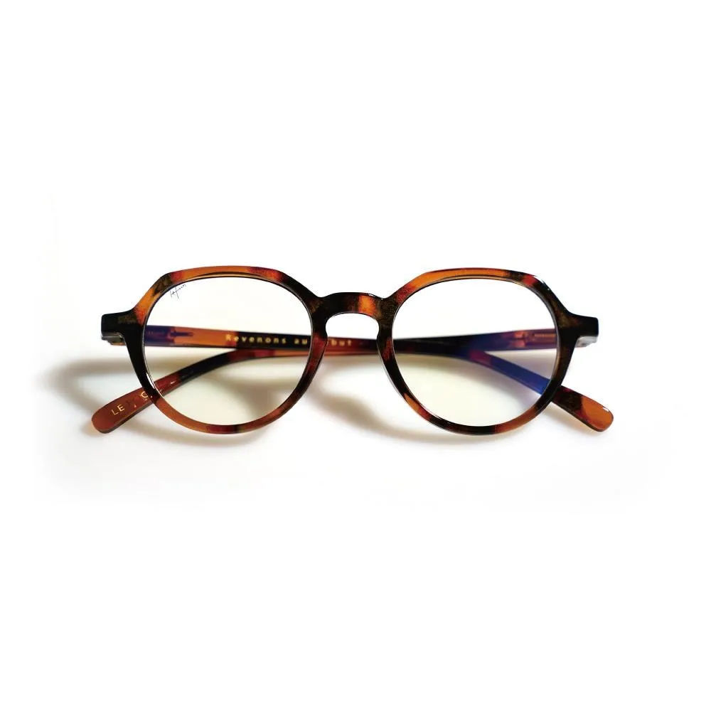 LEFOON＿CROWN PANTO GLASSES 成人皇冠型抗藍光眼鏡 - 磨砂霧紫 歷史價格詳細信息