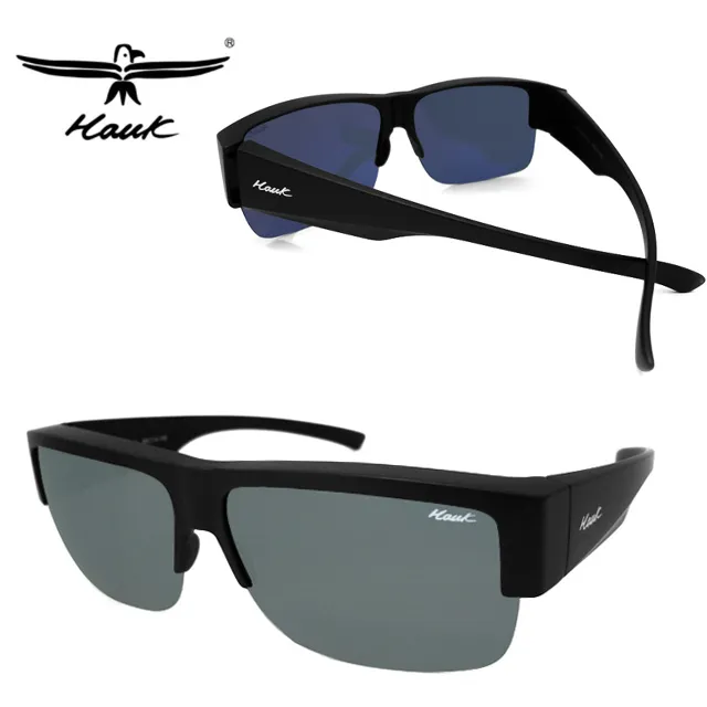 Hawk 台灣精品 專業偏光套鏡 偏光太陽眼鏡 護眼防曬 HK1002-43 紅棕框面深灰偏光鏡片 公司貨 歷史價格詳細信息