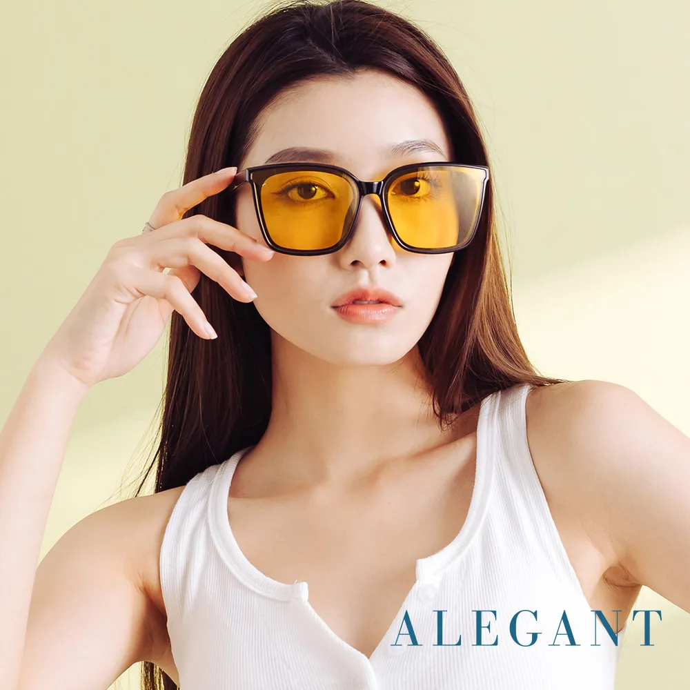 【ALEGANT】英式時尚TR90寶麗來偏光墨鏡/UV400方框太陽眼鏡 歷史價格詳細信息