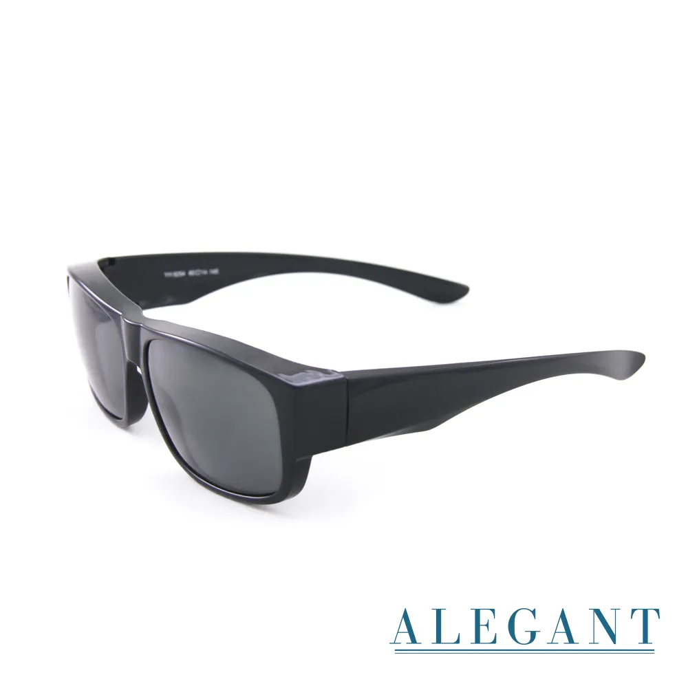【ALEGANT】經典星空亮黑方框全罩式寶麗來偏光墨鏡/外掛式UV400太陽眼鏡/包覆套鏡 歷史價格詳細信息