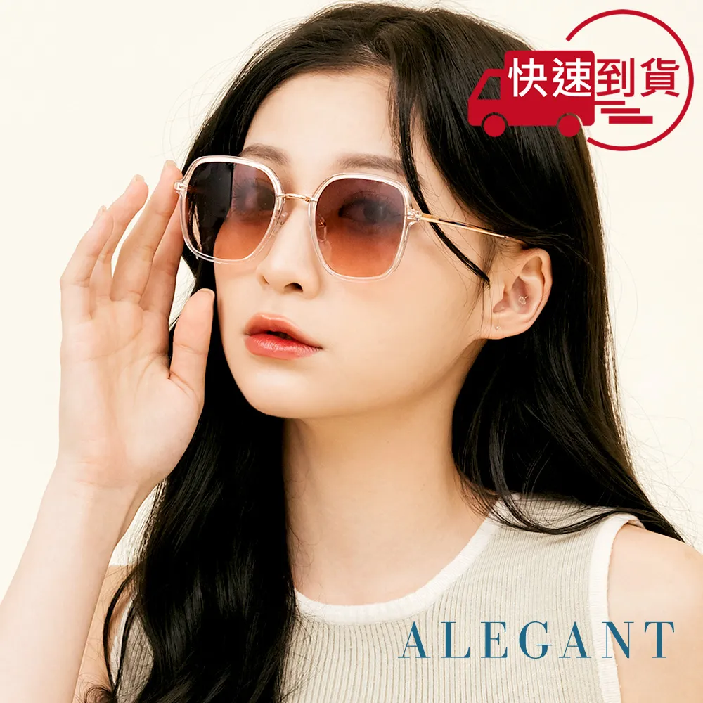 【ALEGANT】沐透茶小個性線條感方框墨鏡/UV400太陽眼鏡 歷史價格詳細信息